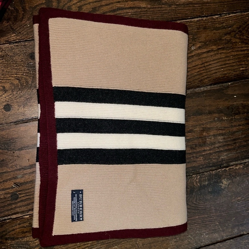 Classic Burberry Scarf.